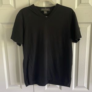 Mens Banana Republic v-neck t-shirt black medium